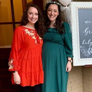 Free People Bright orange/red dress. In great condition!